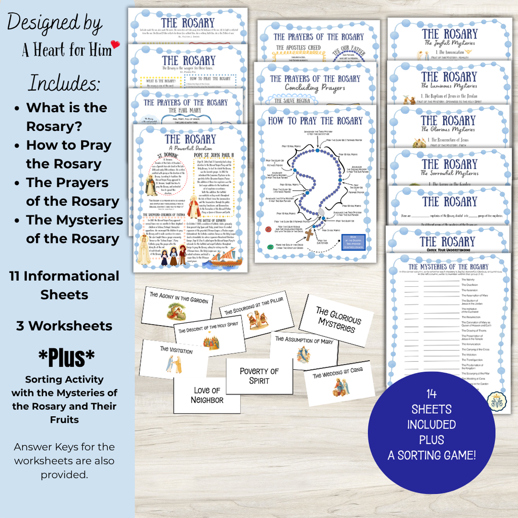 How to Pray the Rosary Printable Resource