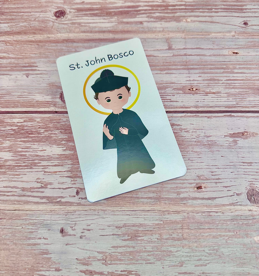 St. John Bosco Prayer Card