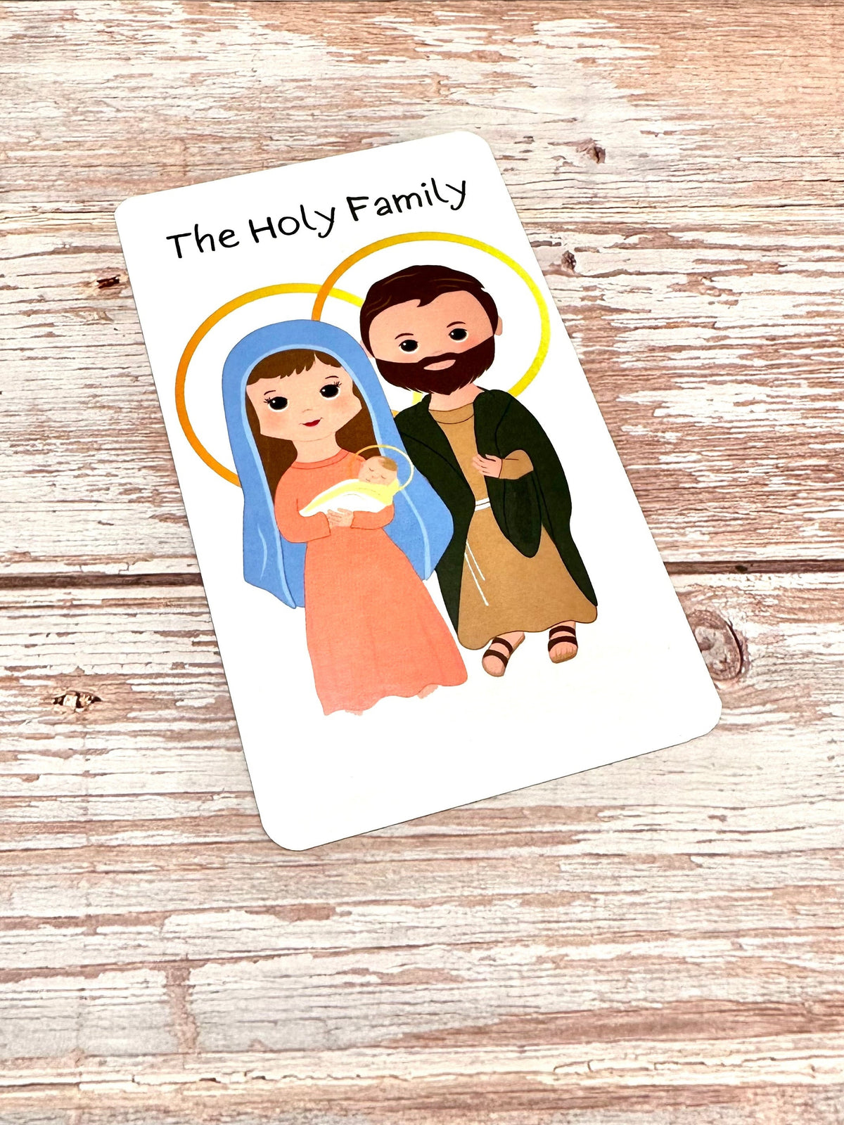 Holy Family Prayer Card