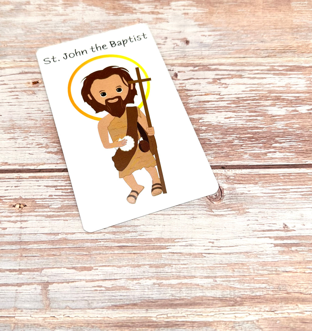 St. John the Baptist Prayer Card