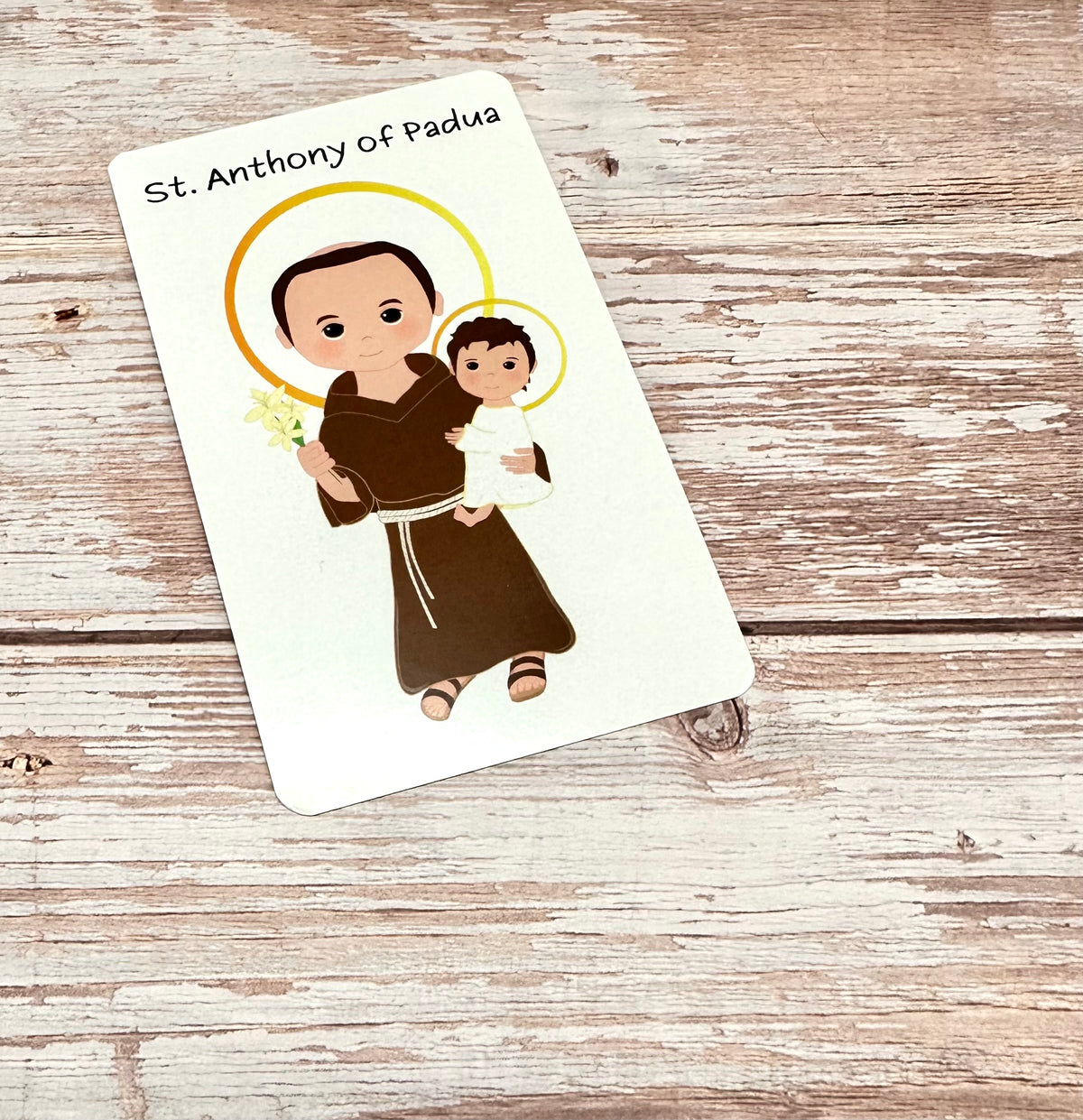 St. Anthony of Padua Prayer Card
