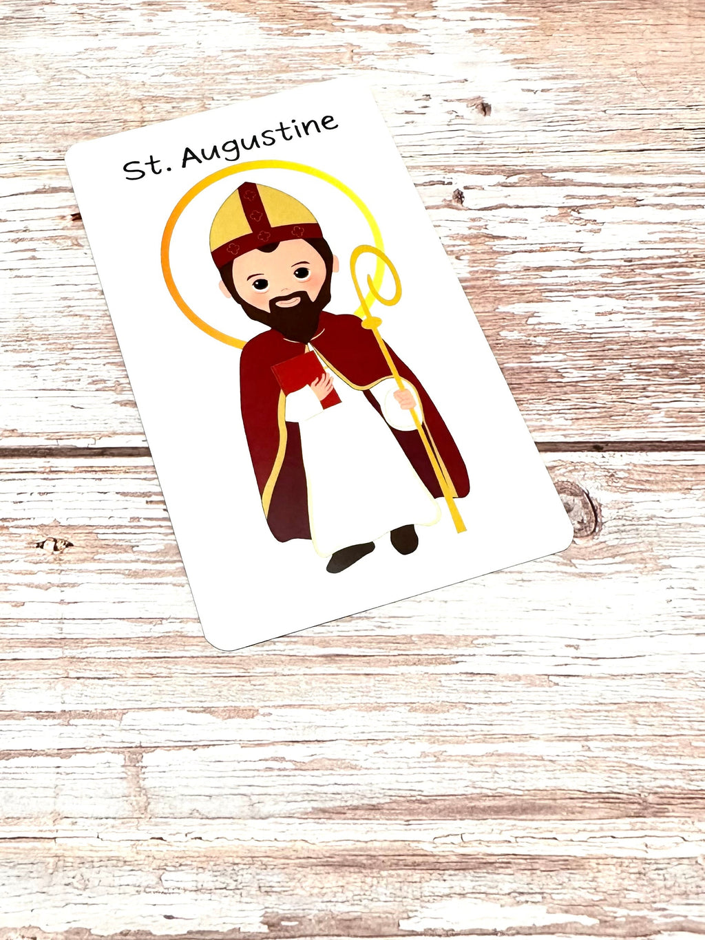 St. Augustine Prayer Card