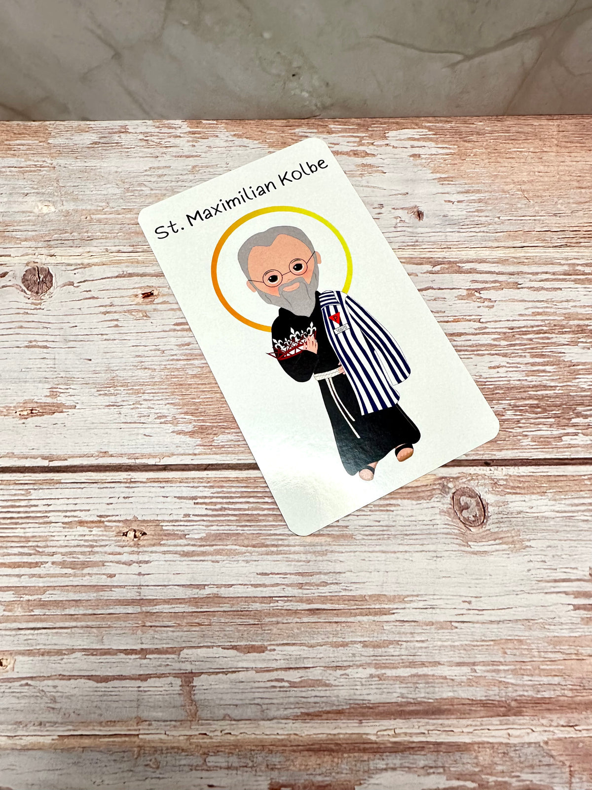 St. Maximilian Kolbe Prayer Card