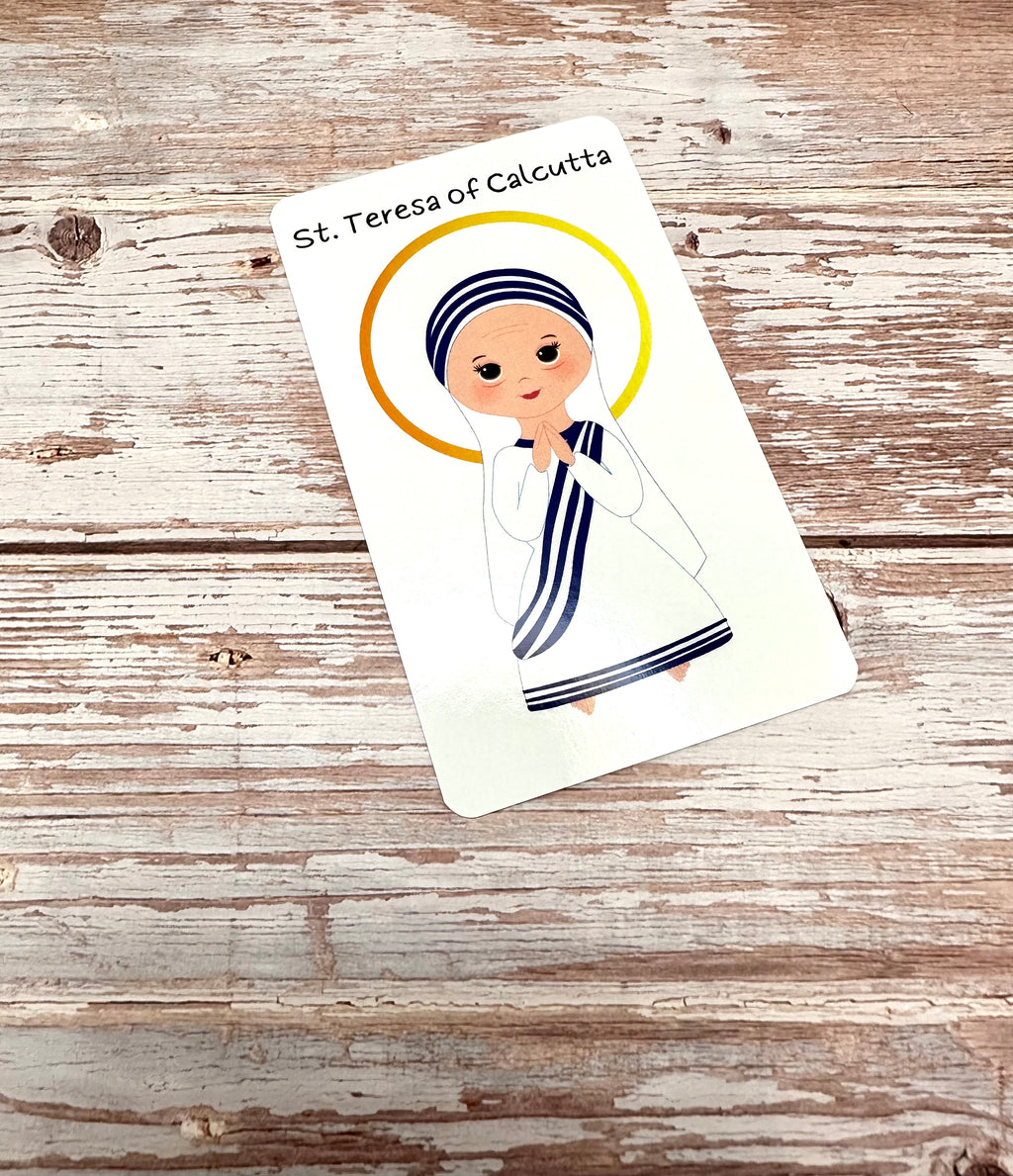 St. Teresa of Calcutta Prayer Card