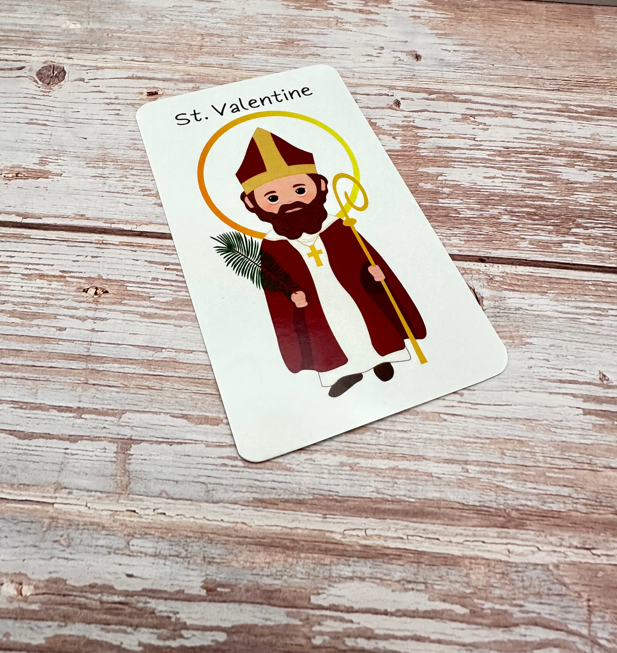 St. Valentine Prayer Card