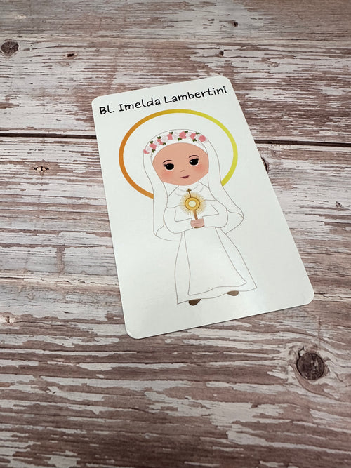 Bl. Imelda Lambertini Prayer  Card