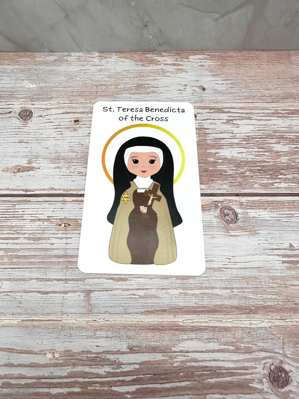 St. Teresa Benedicta of the Cross Prayer Card