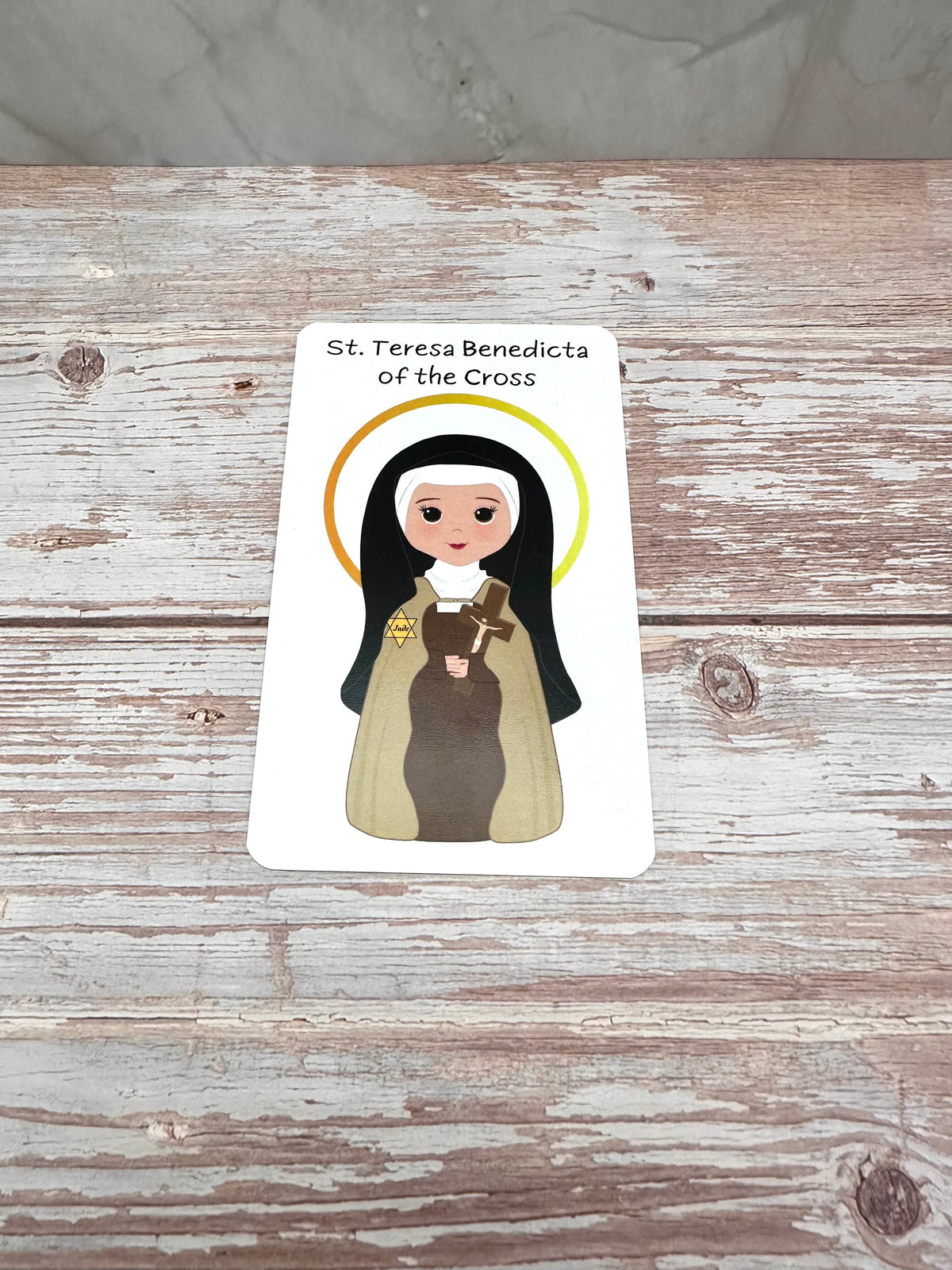 St. Teresa Benedicta of the Cross Prayer Card