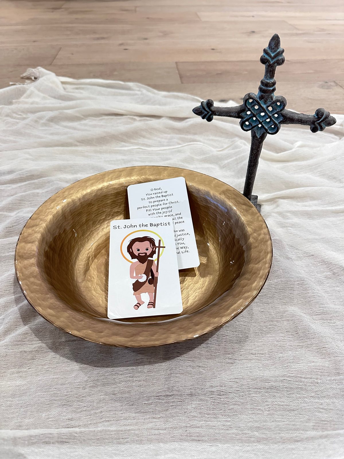 St. John the Baptist Prayer Card