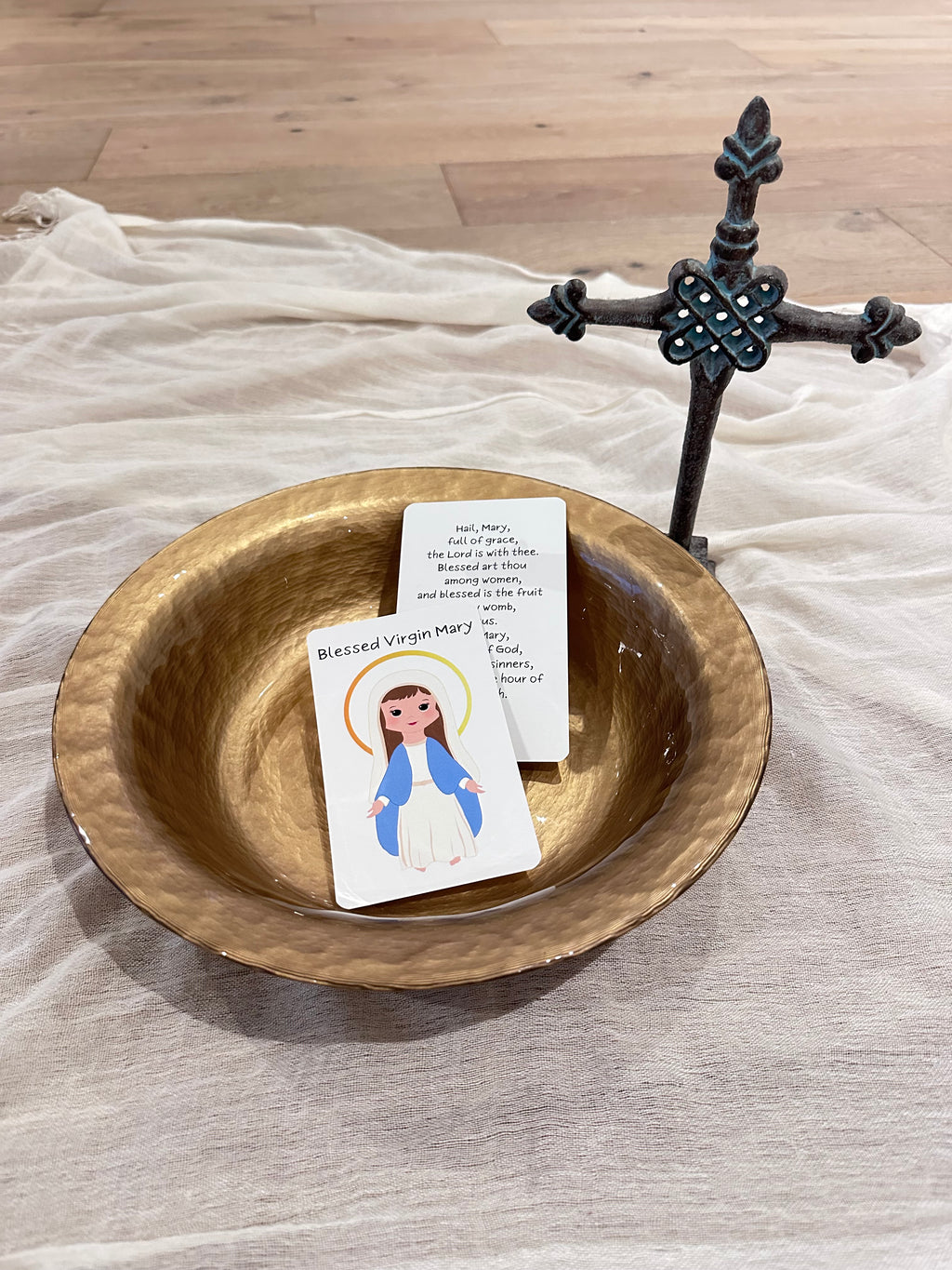 Blessed Virgin Mary Prayer Card
