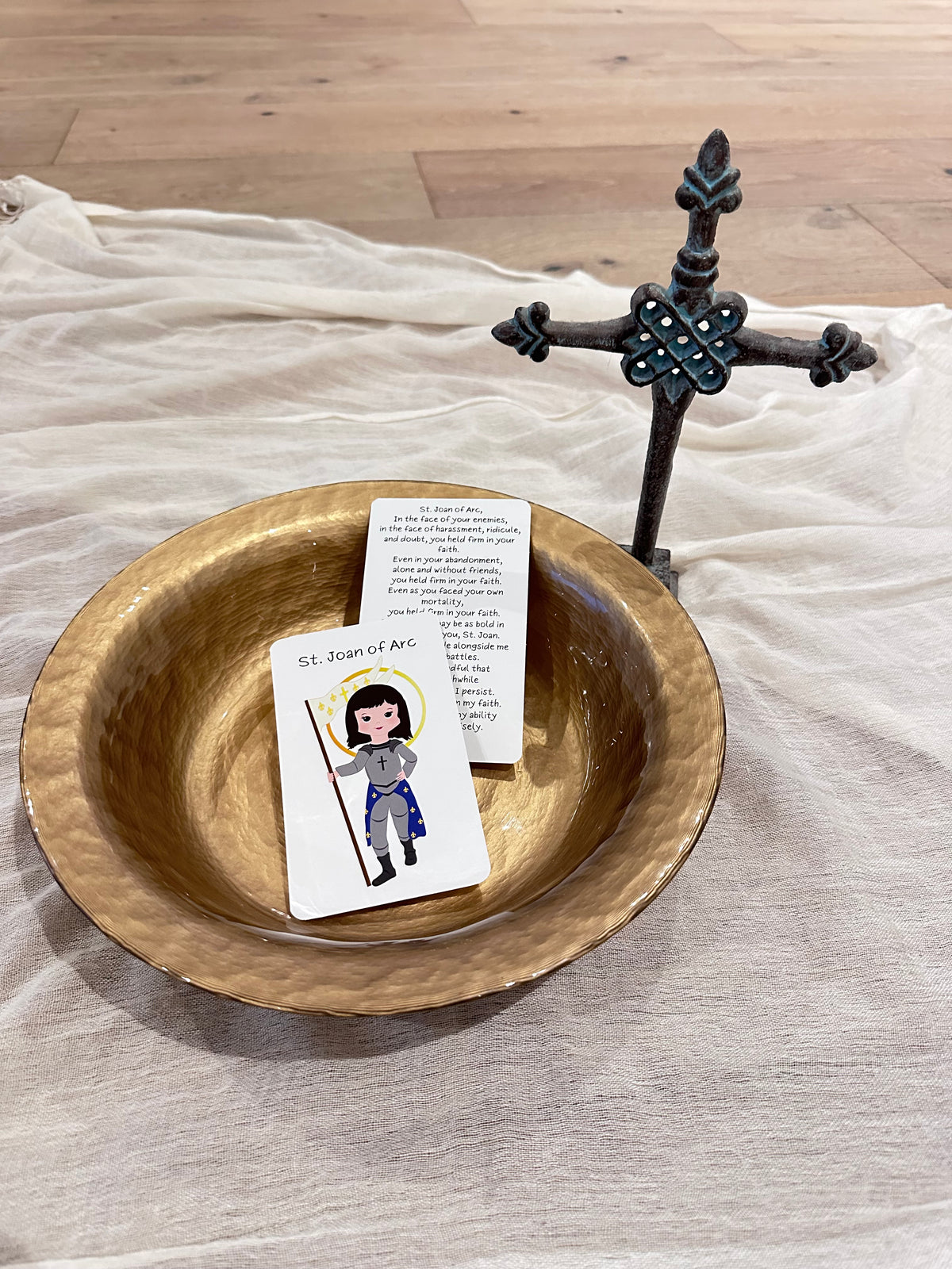 St. Joan of Arc Prayer Card
