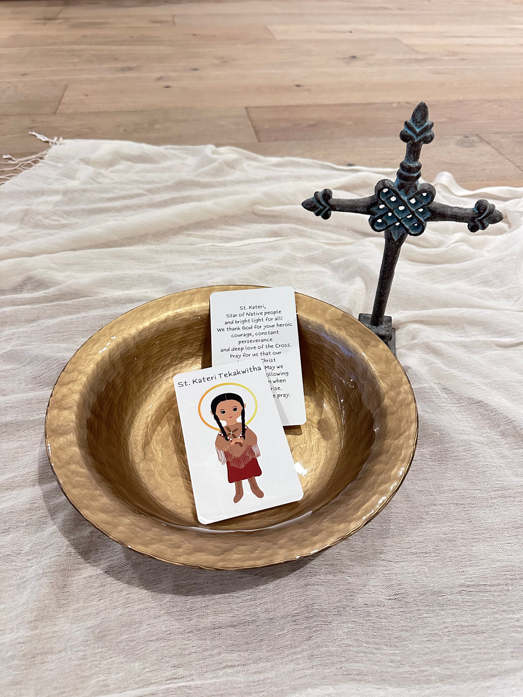 St. Kateri Tekakwitha Prayer Card