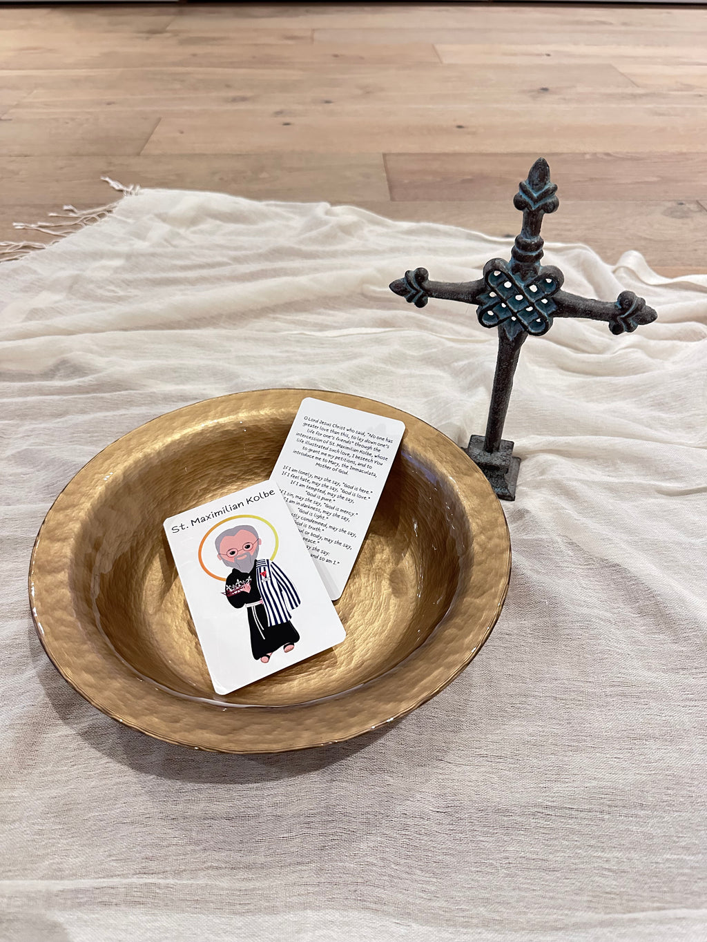 St. Maximilian Kolbe Prayer Card