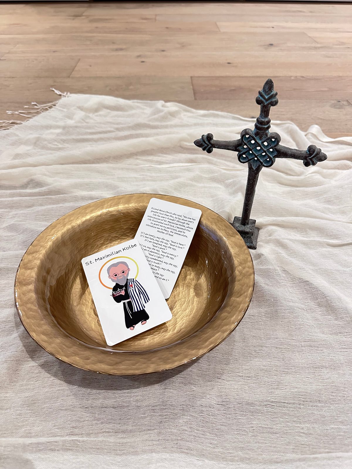 St. Maximilian Kolbe Prayer Card