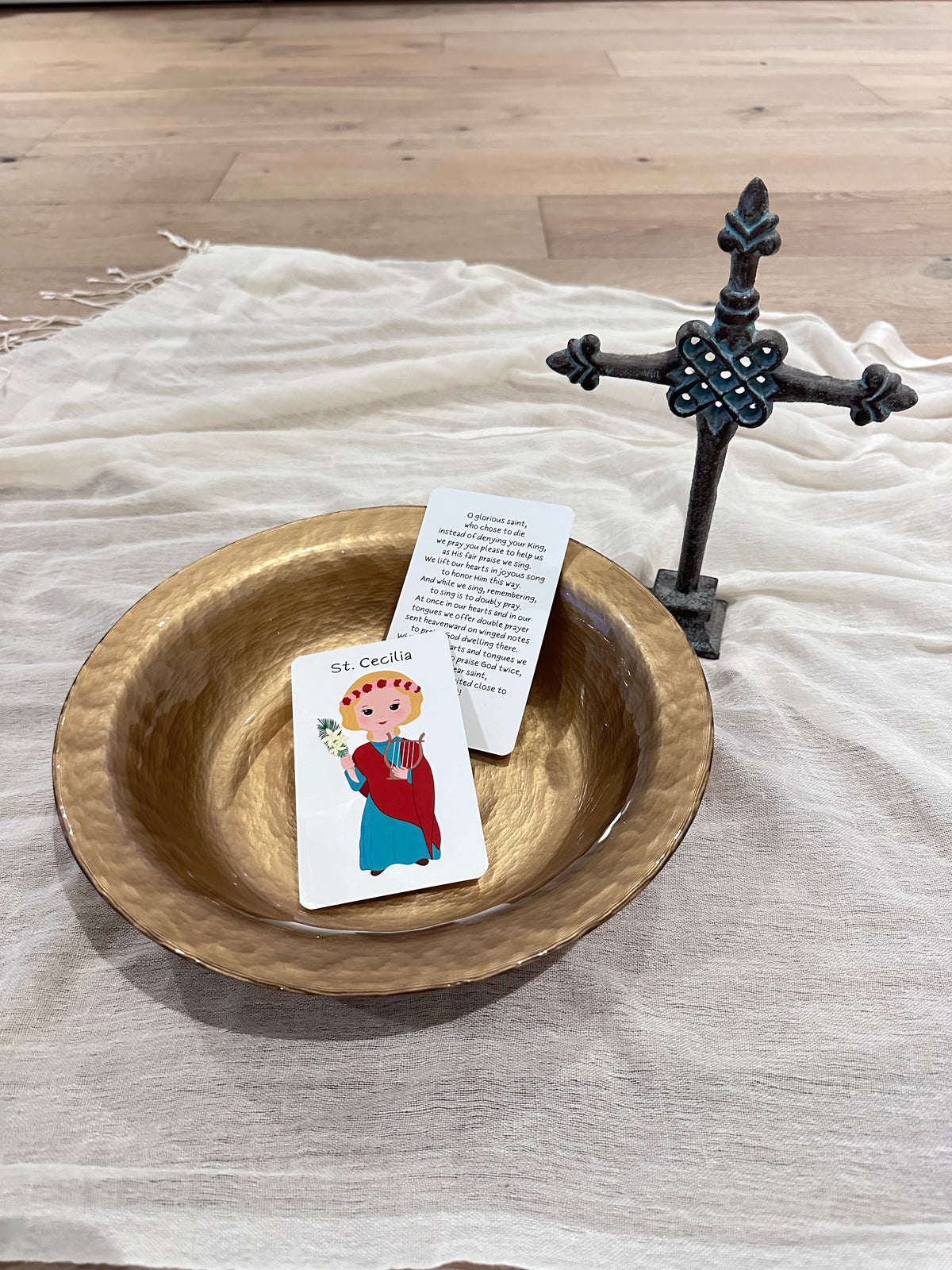 St. Cecilia Prayer Card