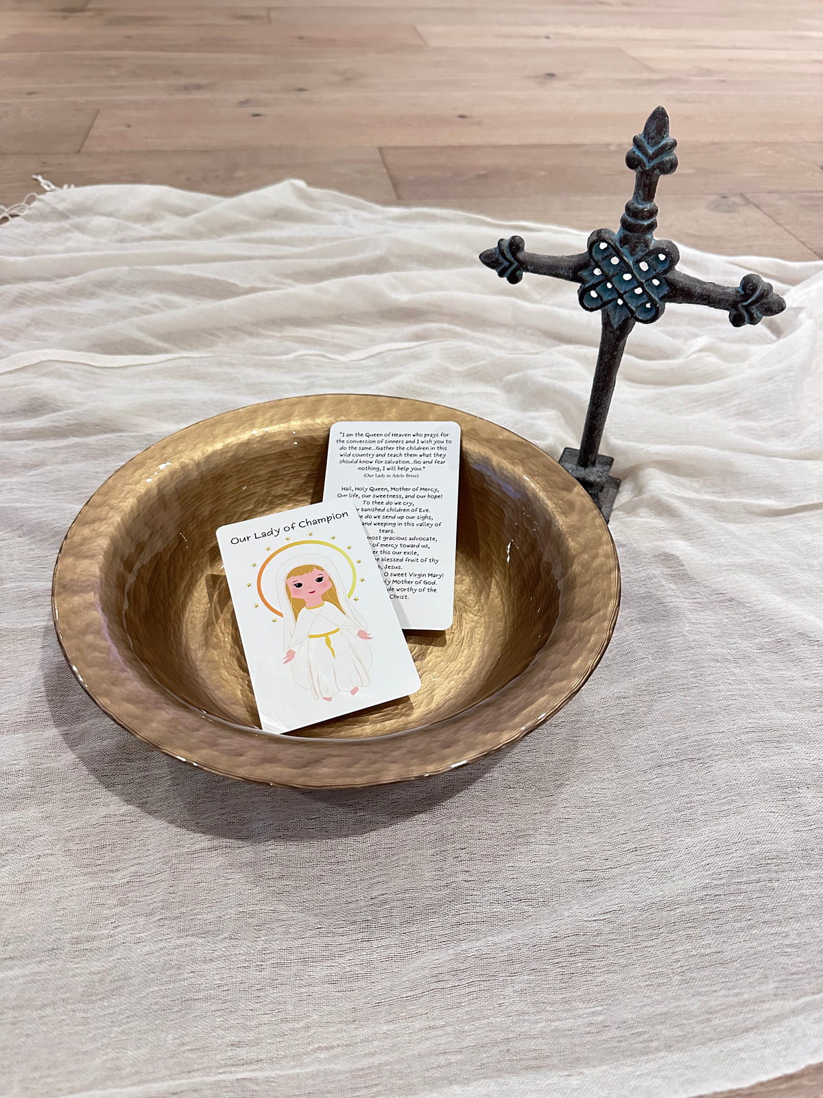 Our Lady of Champion Prayer Card