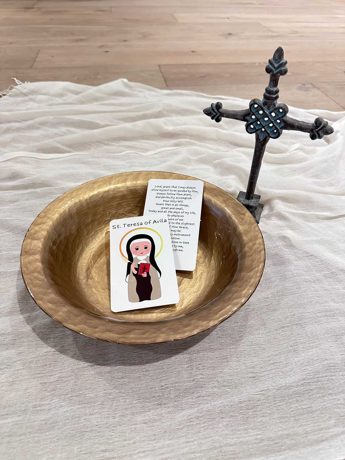 St. Teresa of Avila Prayer Card