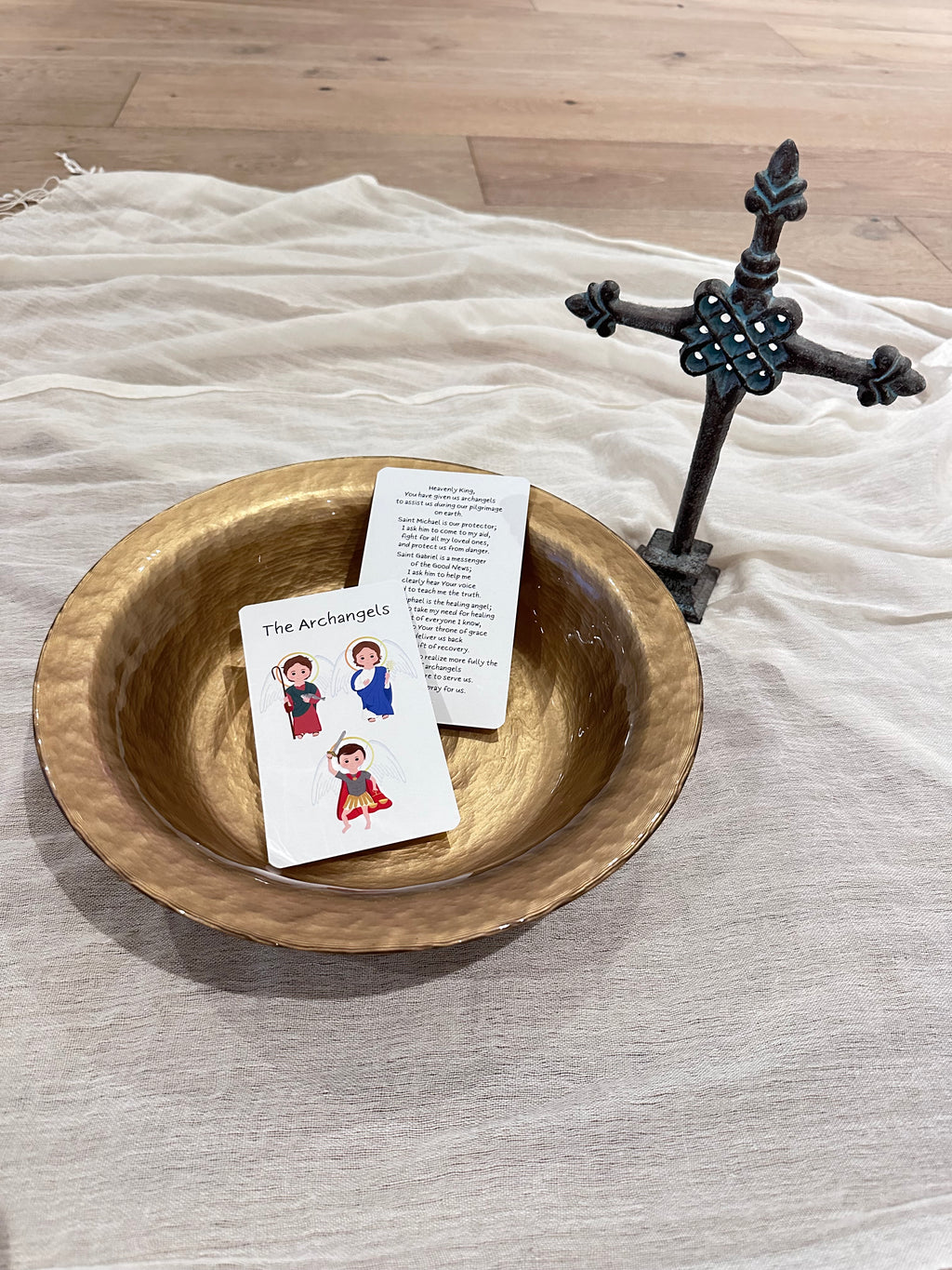 The Archangels Prayer Card