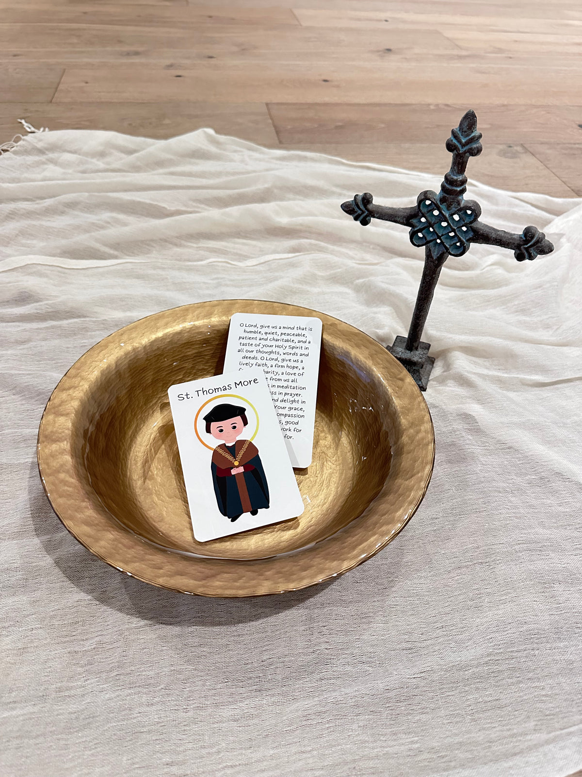 St. Thomas More Prayer Card