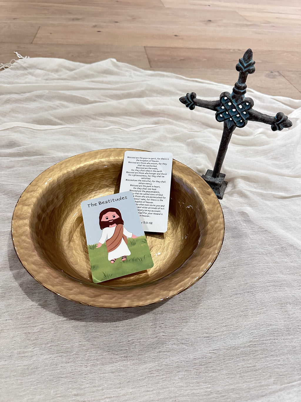 Beatitudes Prayer Card