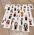 Catholic Saint Prayer Cards – Set 2 | 26 Beautifully Illustrated Cards
