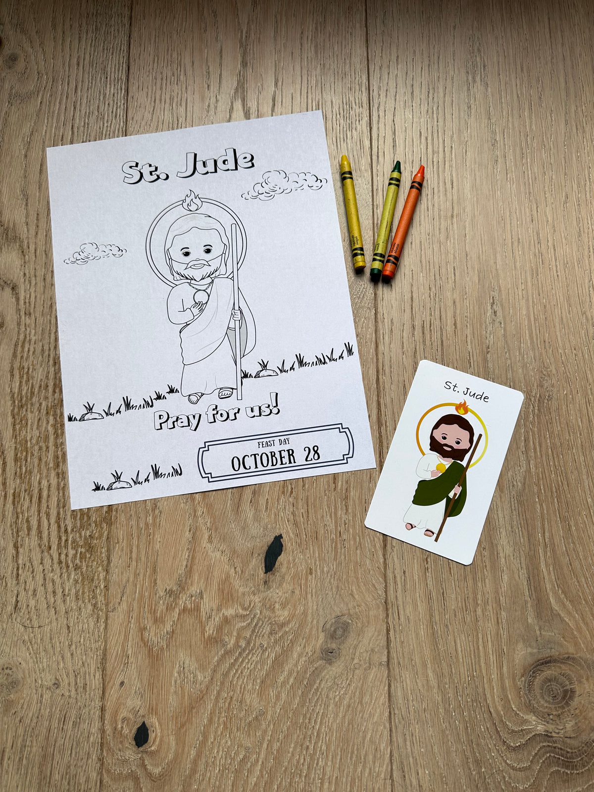 St. Jude Coloring Sheet