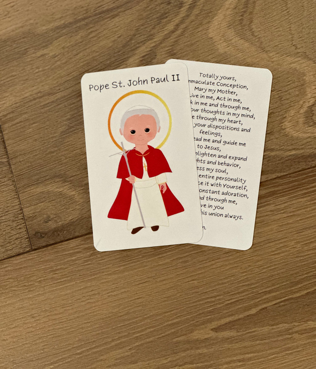 John Paul II Prayer Card