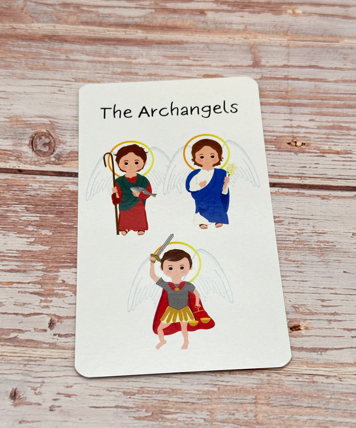 The Archangels Prayer Card