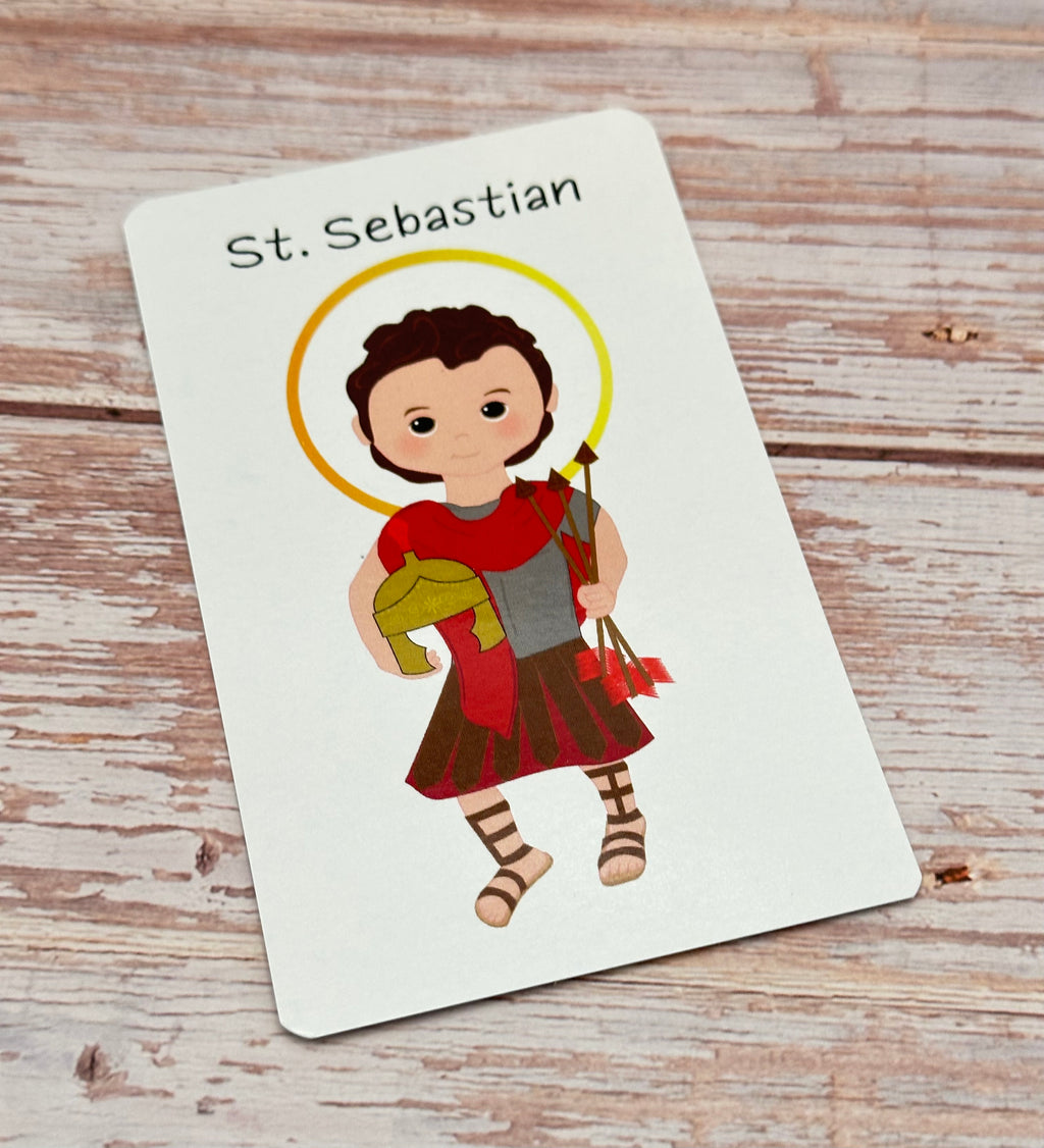 St. Sebastian Prayer Card