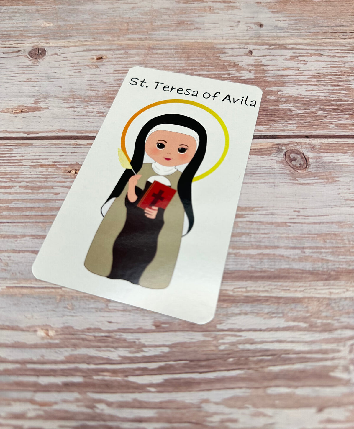 St. Teresa of Avila Prayer Card